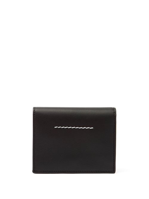 Black calf leather wallet MM 6 MAISON MARGIELA | SA5UI0015P7258T8013